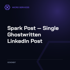 Spark Post — Single Ghostwritten LinkedIn Post